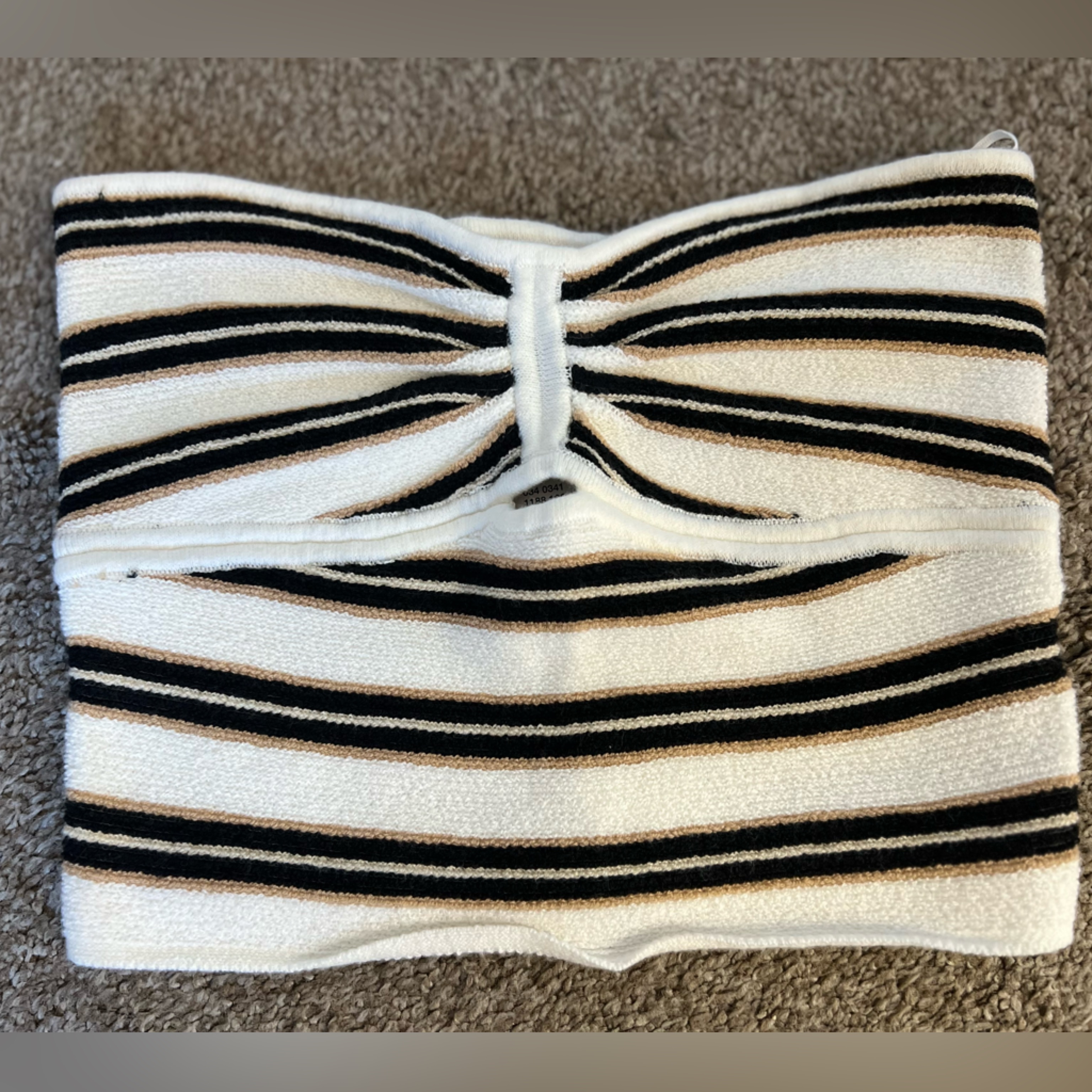 Nwt American Eagle Outfitters Striped Knit Crop Top